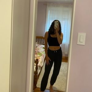 Roots Black Sweatpants!